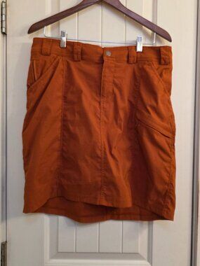 Duluth Trading Co Women’s Orange Skort Size 16